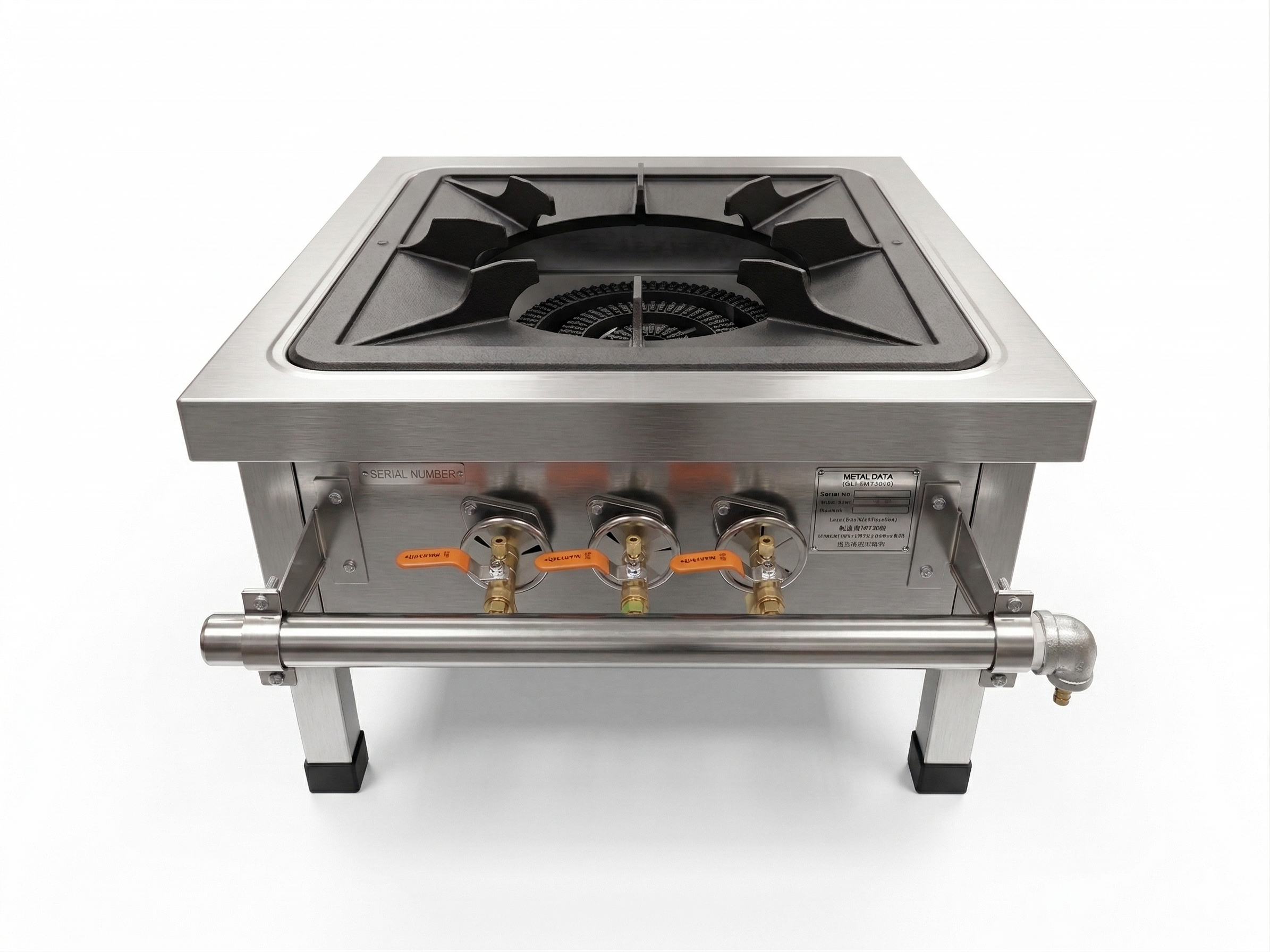 Commercial single gas burner